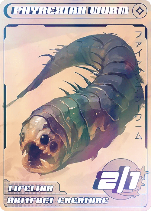 Phyrexian Wurm Lifelink Foil - Alfies