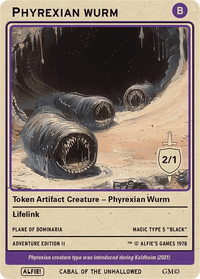 Phyrexian Wurm Lifelink - Alfies