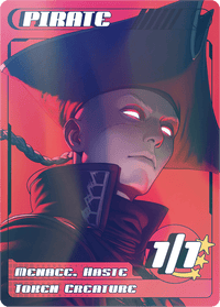 Pirate 1/1 Red Foil - Alfies