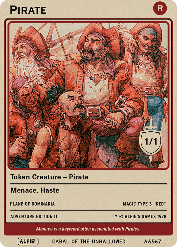 Pirate 1/1 Red - Alfies