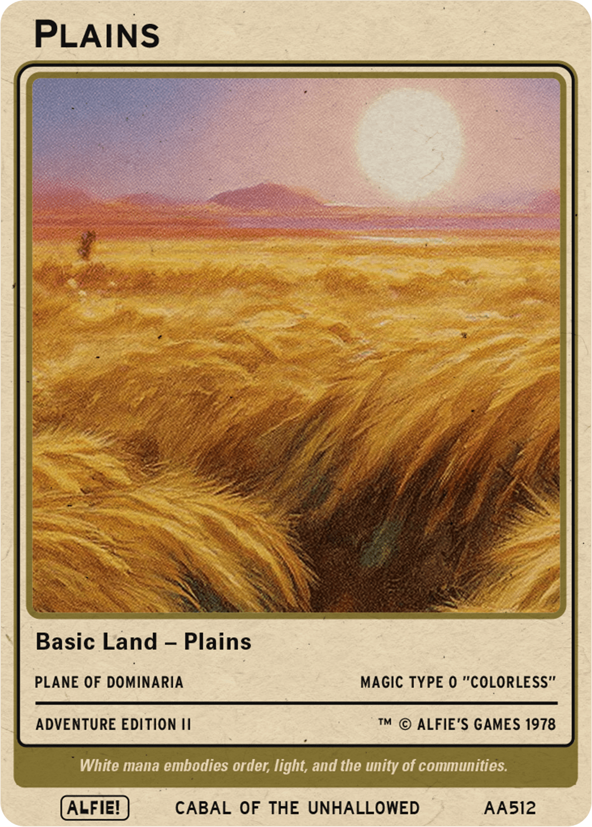 Plains (Basic Land) - Alfies