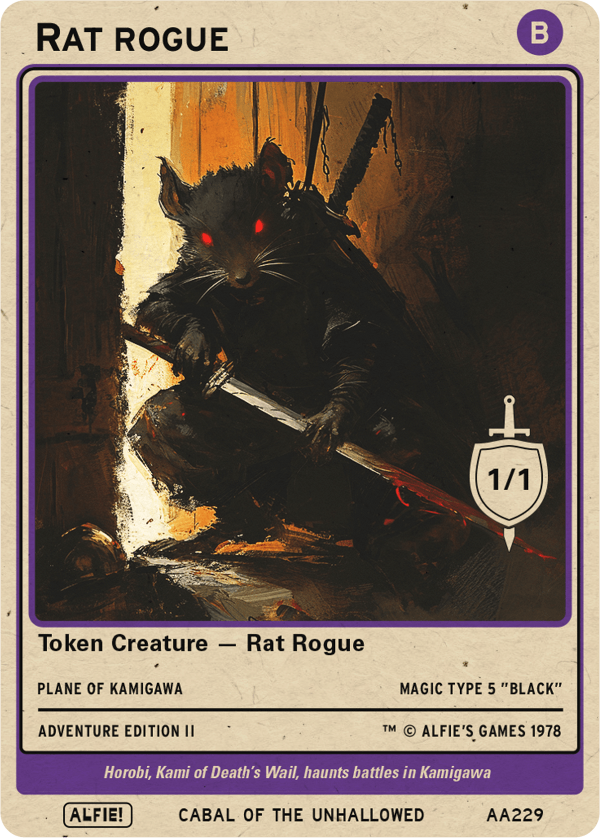 Rat Rogue - Alfies