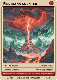 Red Mana Counter - Alfies