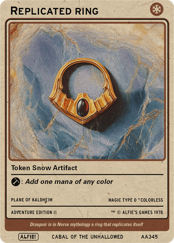 Replicated Ring - Alfies