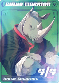 Rhino Warrior Foil - Alfies