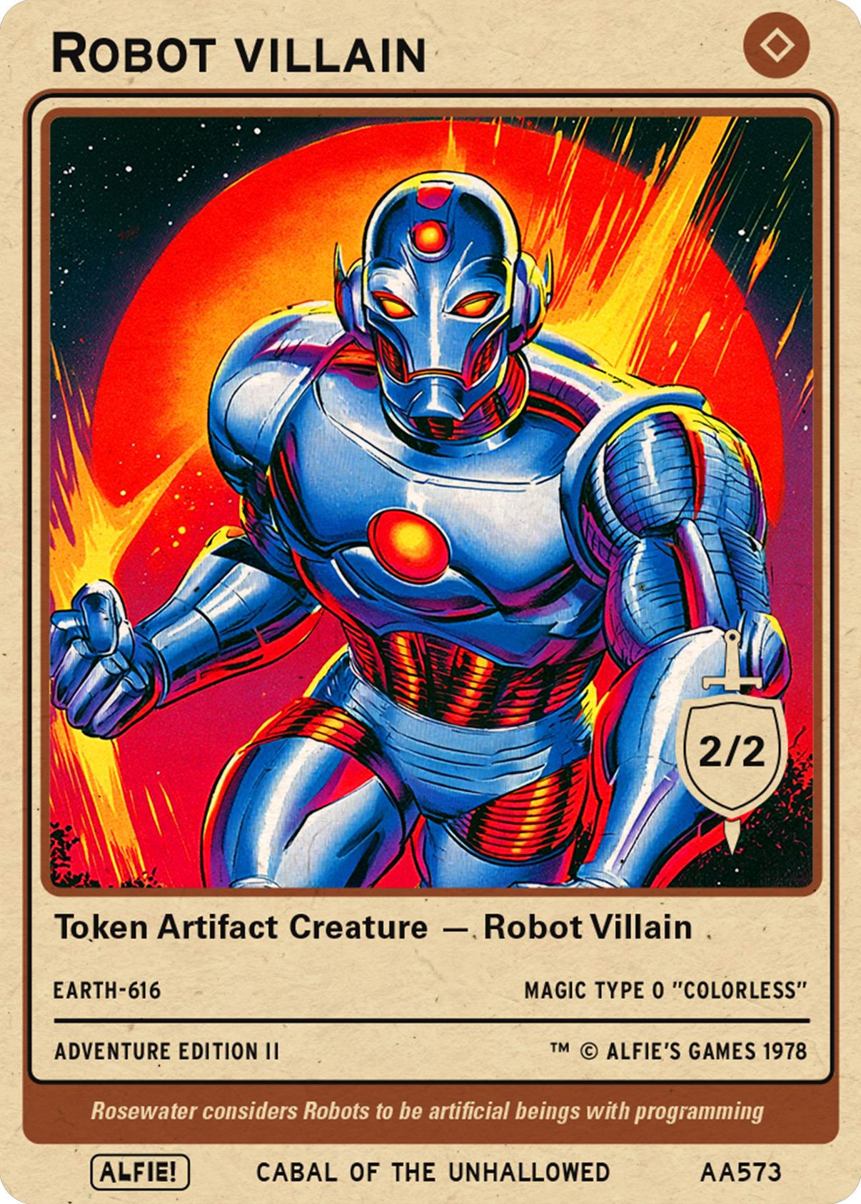 Robot Villain - Alfies