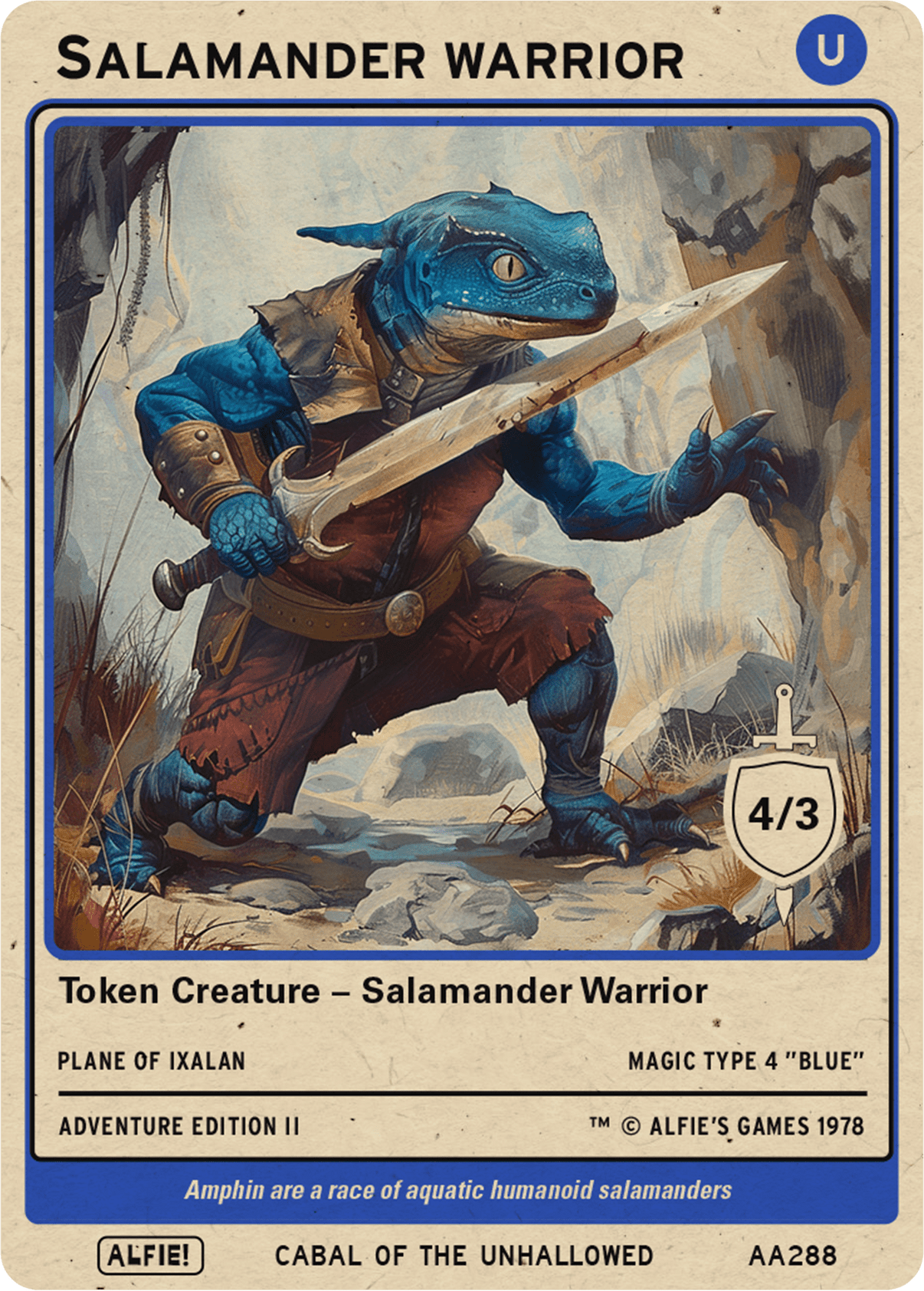 Salamander Warrior - Alfies