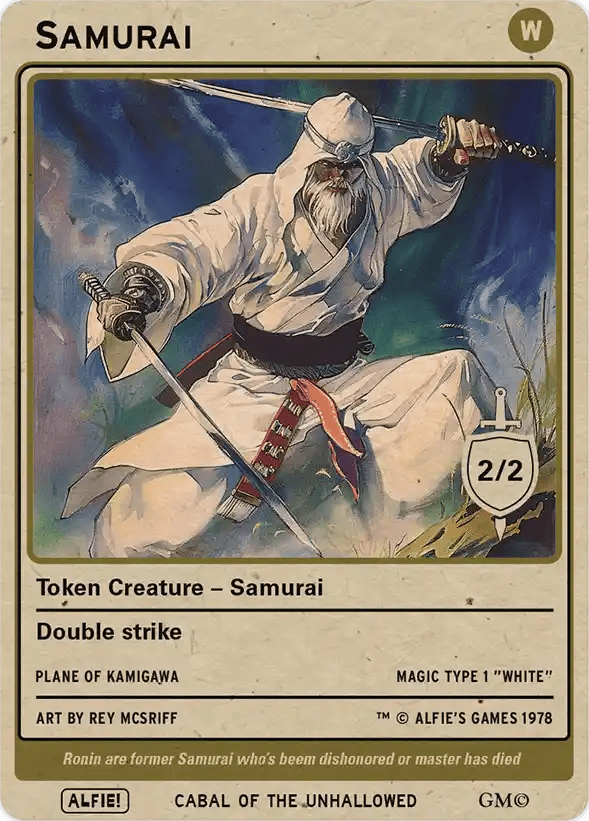Samurai Doublestrike - Alfies