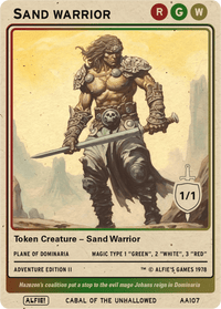 Sand Warrior - Alfies