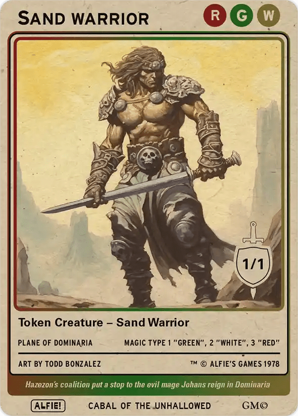 Sand Warrior - Alfies