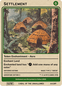 Settlement - Alfies