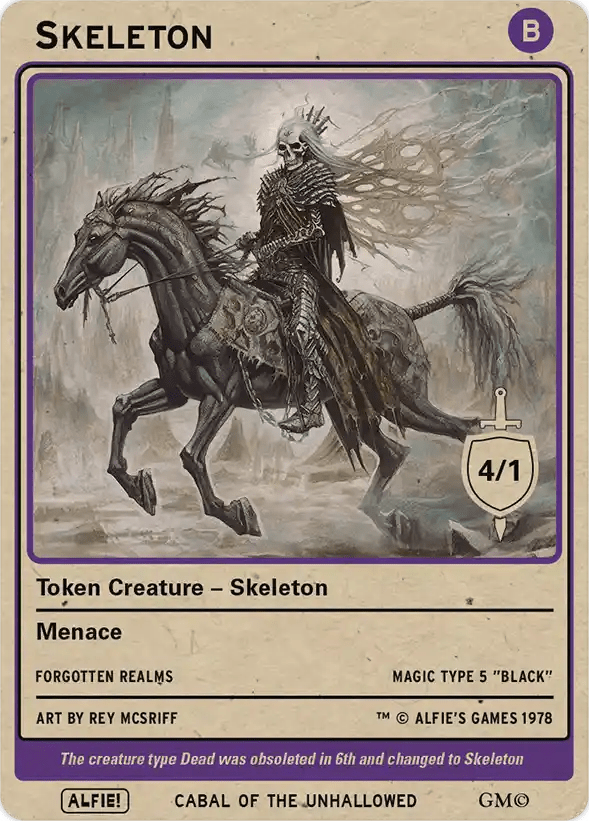 Skeleton 4/1 - Alfies