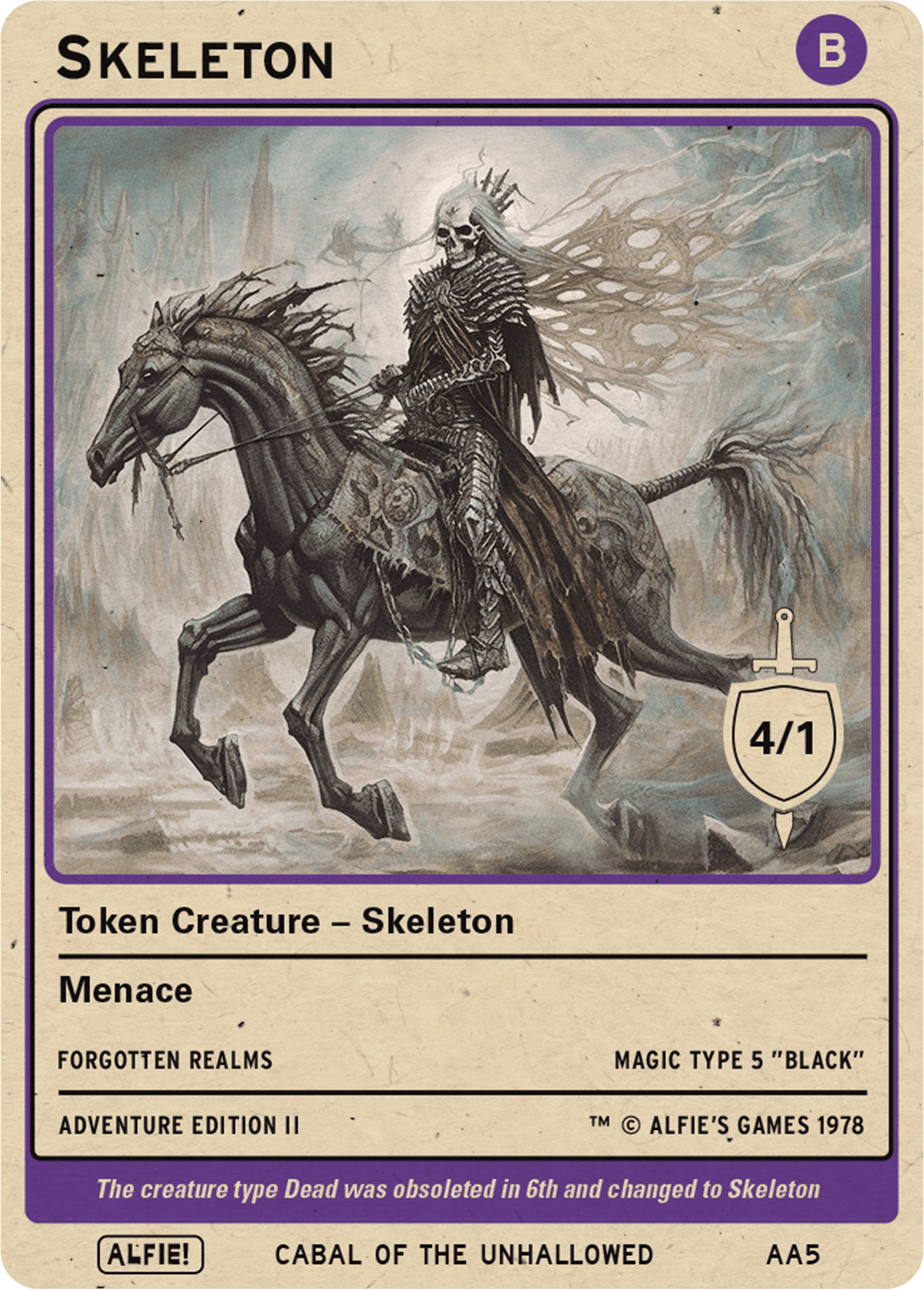Skeleton 4/1 - Alfies