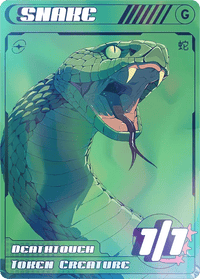 Snake Deathtouch Foil - Alfies