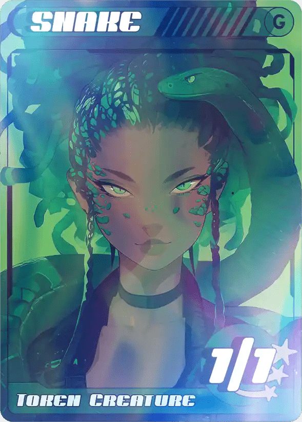 Snake Green Foil - Alfies
