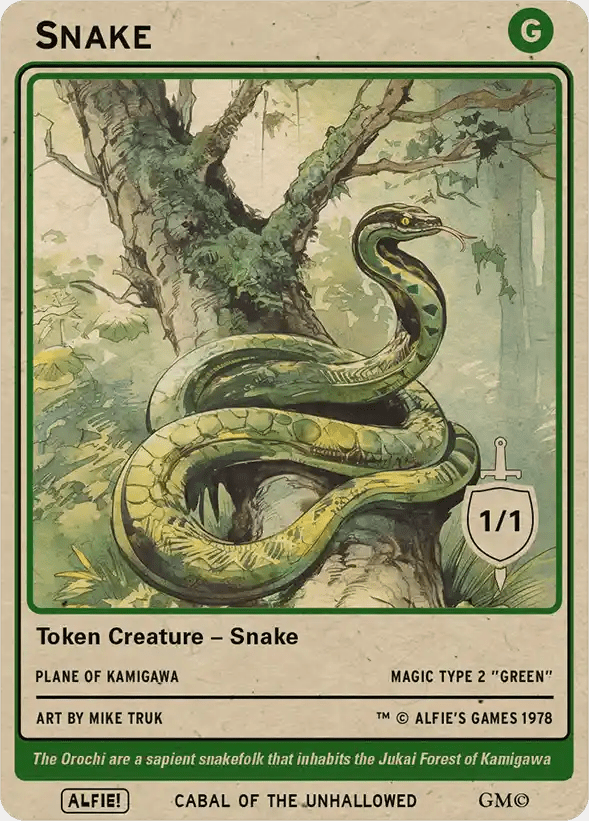 Snake Green - Alfies