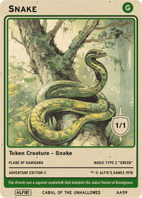 Snake Green - Alfies