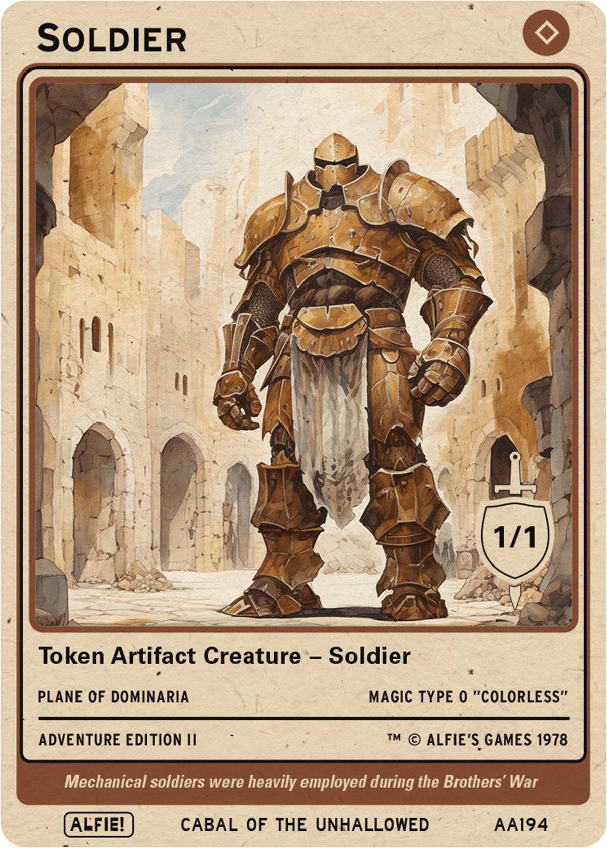 Soldier Colorless - Alfies