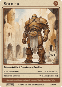 Soldier Colorless - Alfies