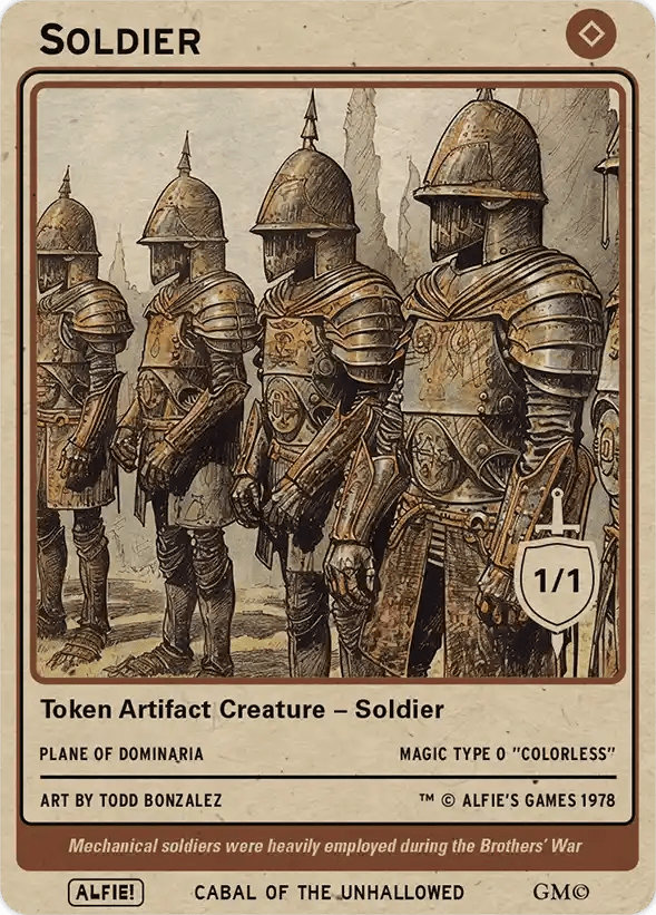 Soldier Colorless - Alfies