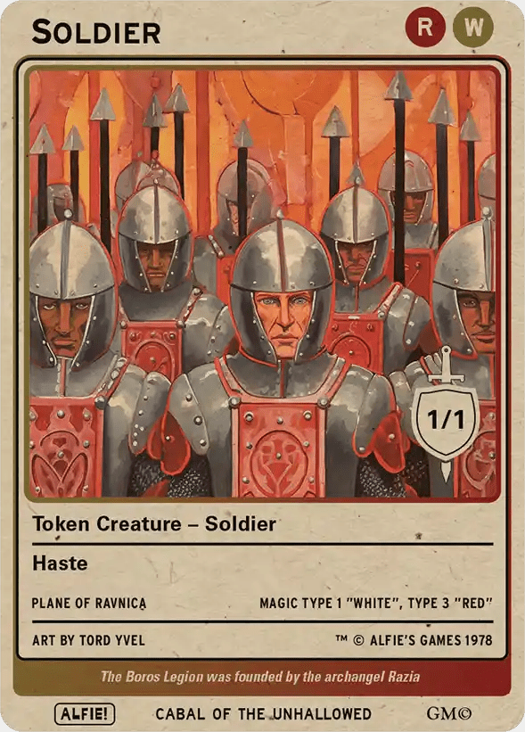 Soldier Red White - Alfies