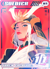 Soldier White & Red Foil - Alfies