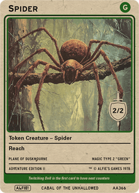 Spider 2/2 - Alfies