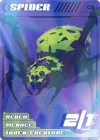 Spider Black & Green Foil - Alfies