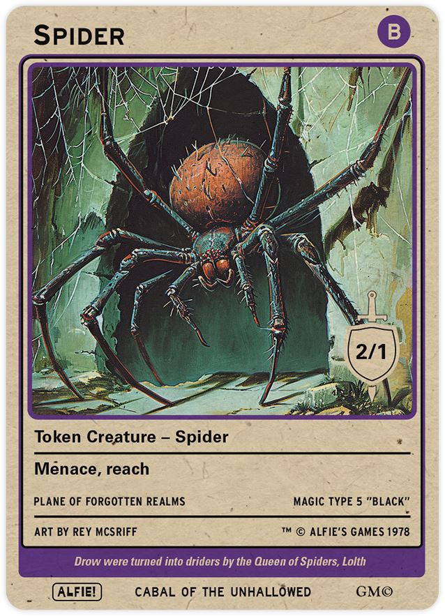 Spider Black - Alfies