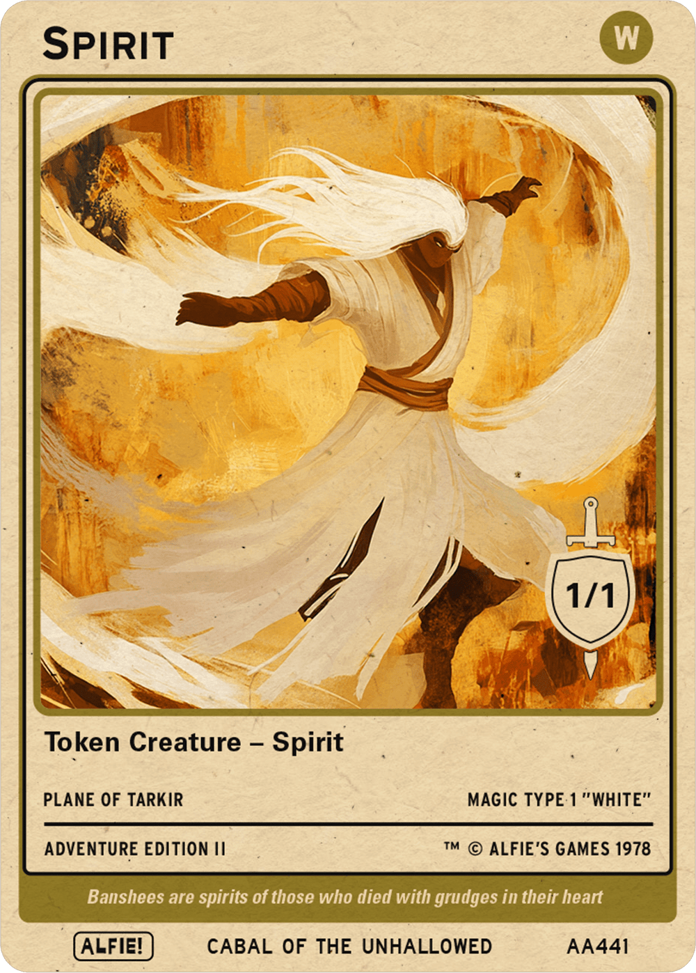 Spirit 1/1 White - Alfies