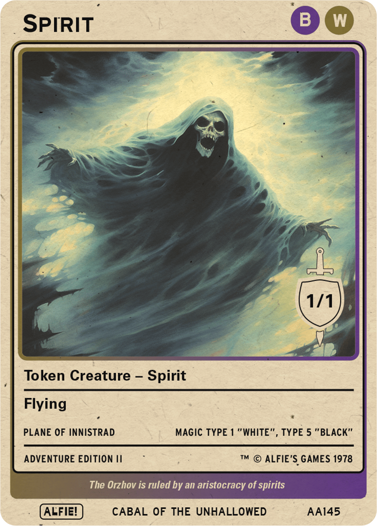 Spirit Black White - Alfies