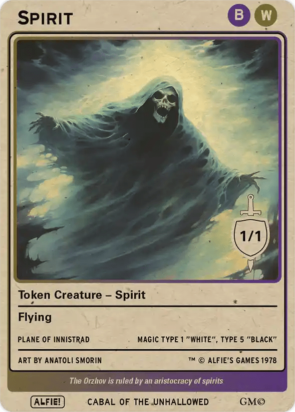 Spirit Black White - Alfies