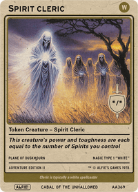 Spirit Cleric - Alfies