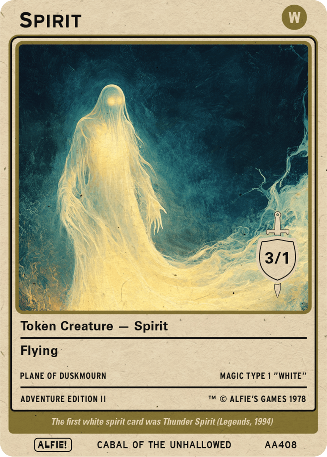 Spirit White 3/1 - Alfies