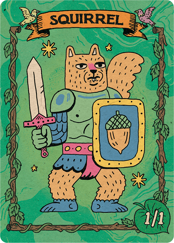 Squirrel 1/1 Green - Alfies