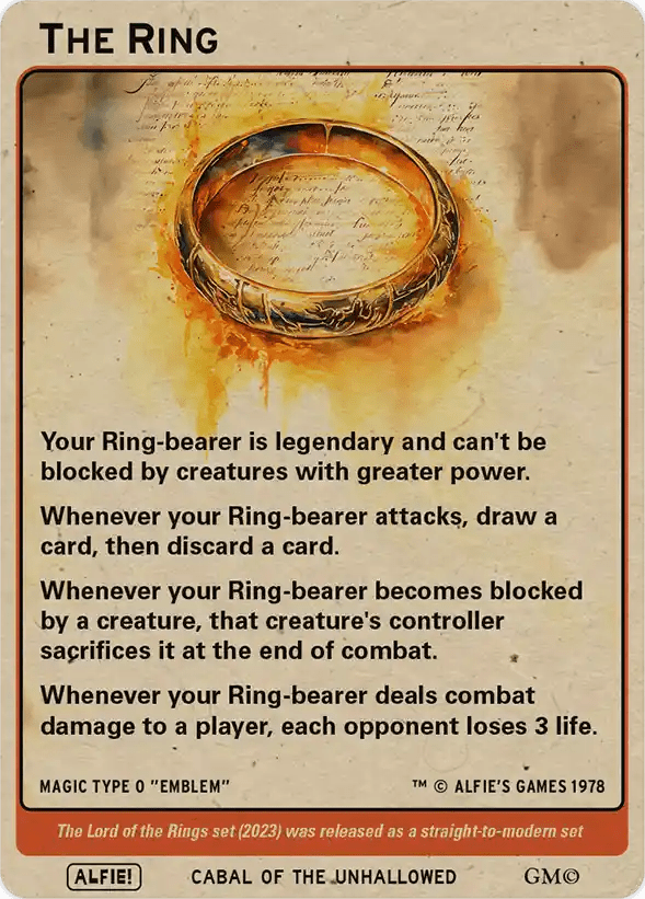 The One Ring - Alfies