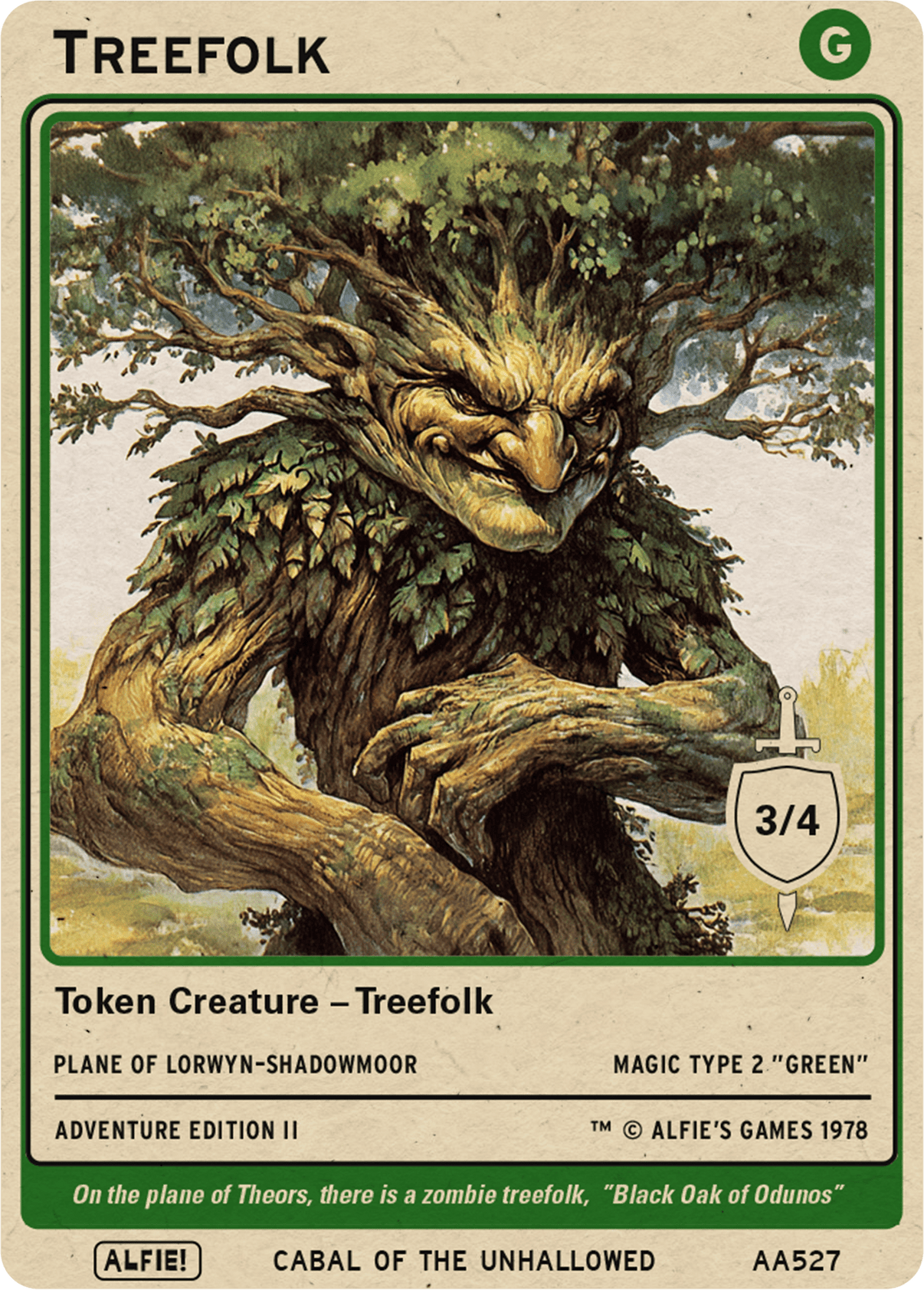 Treefolk 3/4 - Alfies