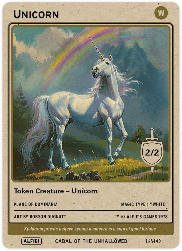 Unicorn - Alfies