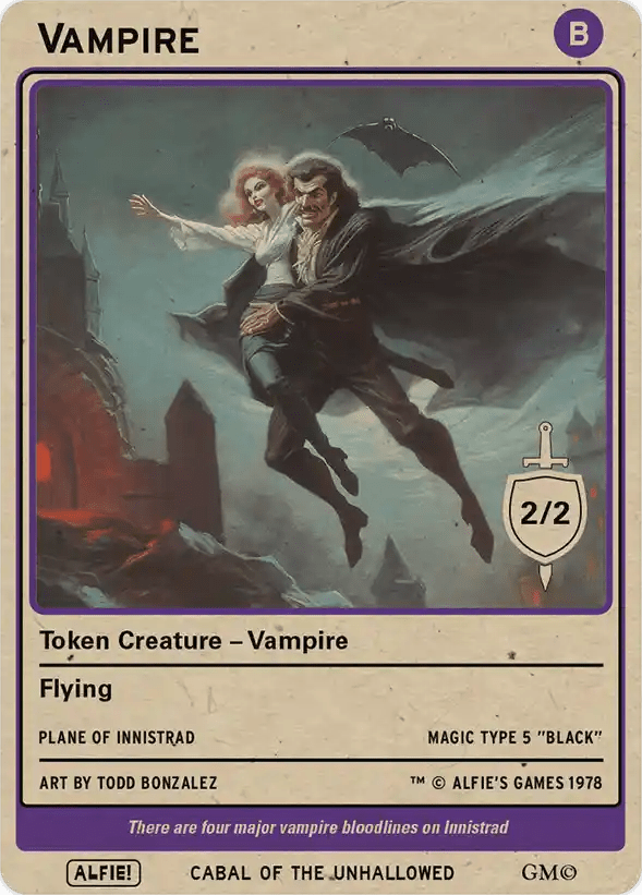 Vampire 2/2 Flying - Alfies