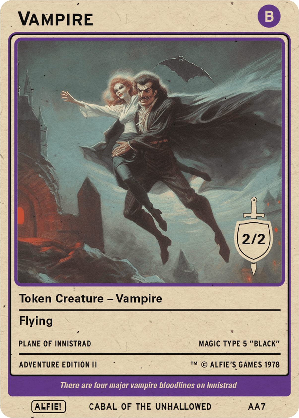 Vampire 2/2 Flying - Alfies