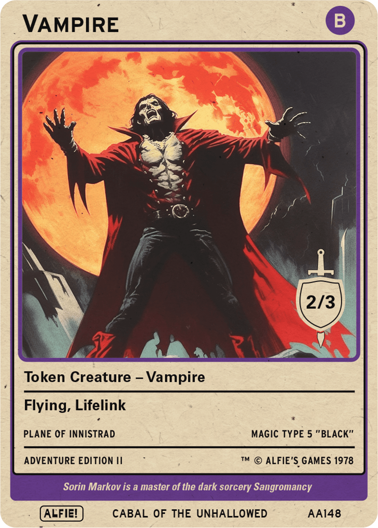 Vampire 2/3 Flying - Alfies
