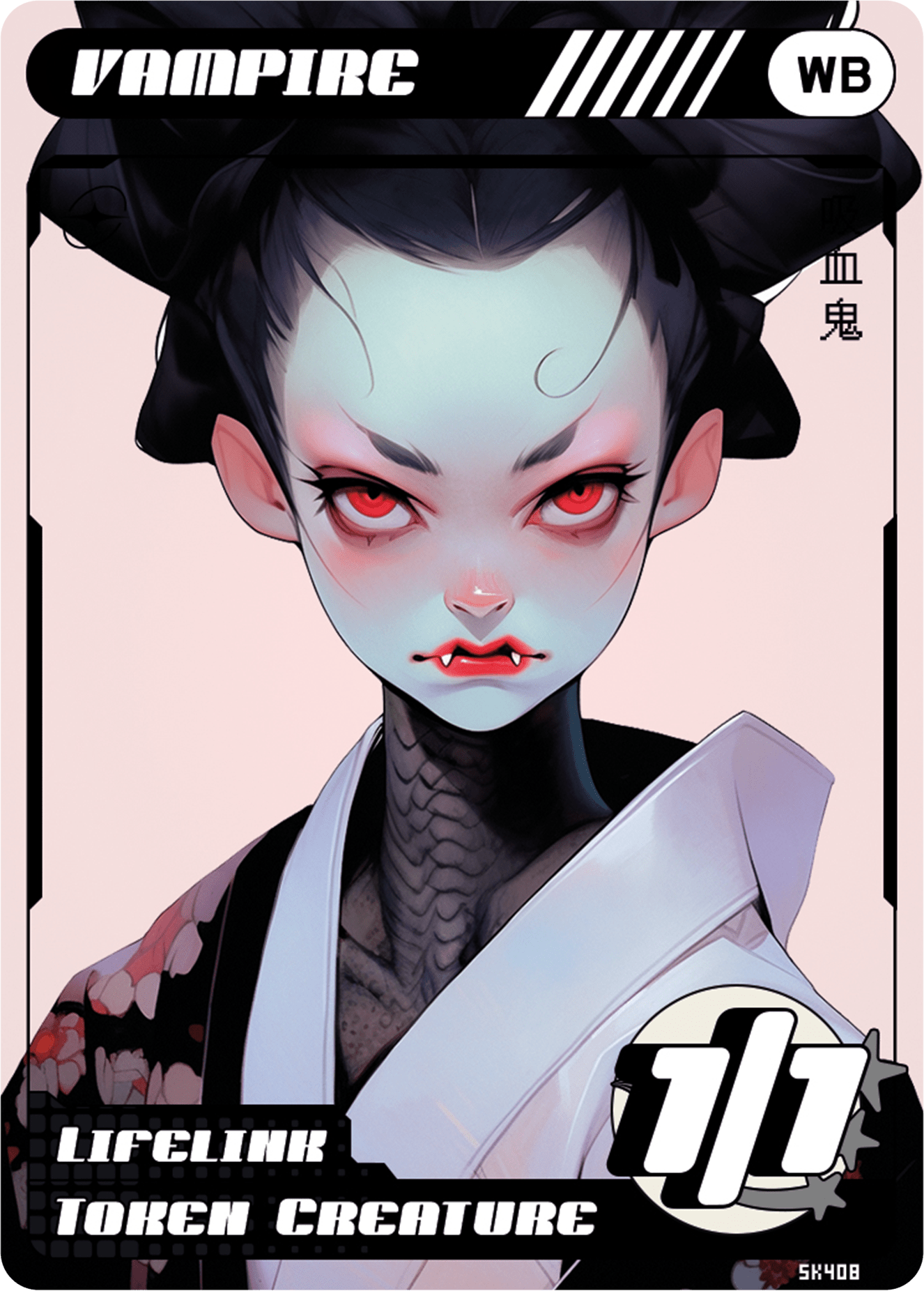 Vampire Black White 1/1 - Alfies