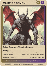 Vampire Demon 4/3 - Alfies