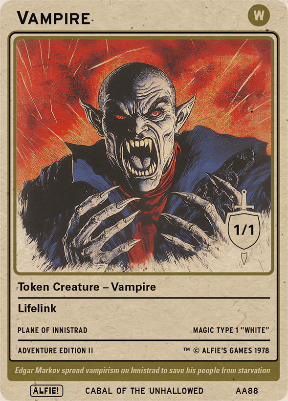 Vampire White 1/1 - Alfies