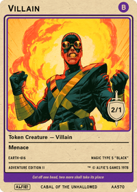 Villain - Alfies