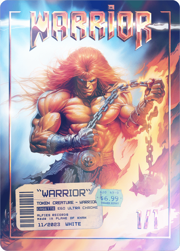 Warrior Foil - Alfies