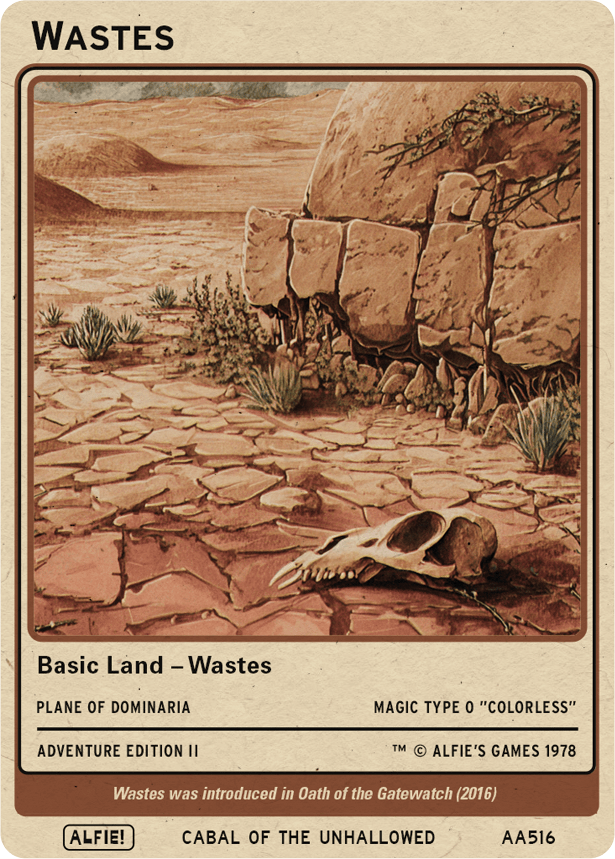 Wastes (Basic Land) - Alfies