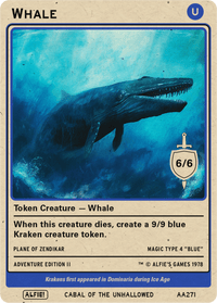 Whale - Alfies