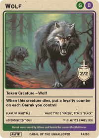Wolf Black Green - Alfies