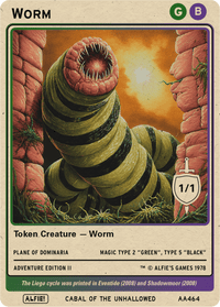 Worm Black Green - Alfies
